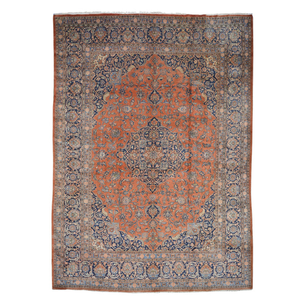 Persian Antique Kashan Rug > Design # 1015 > 10'-4" X 14'-0"