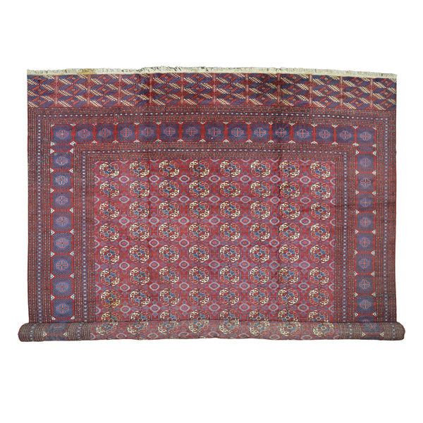 Afghani Antique Turkman > Design # 1021 > 12'-0" X 19'-0"