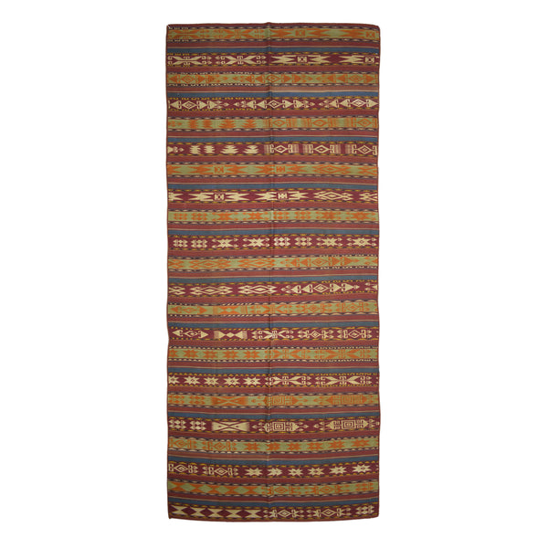 Turkish Kilim Rug-model-k > Design # 1116 > 4'-6" X 11'-4"