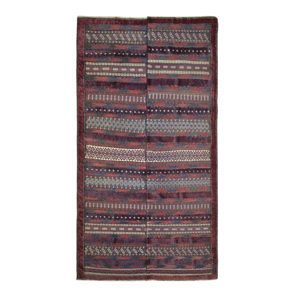 Afghani Kilim Rug > Design # 1119 > 5' X 9'-9'