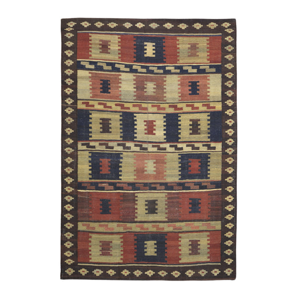 Kilim Rug > Design # 115 > 6'-6" X 9'-9"