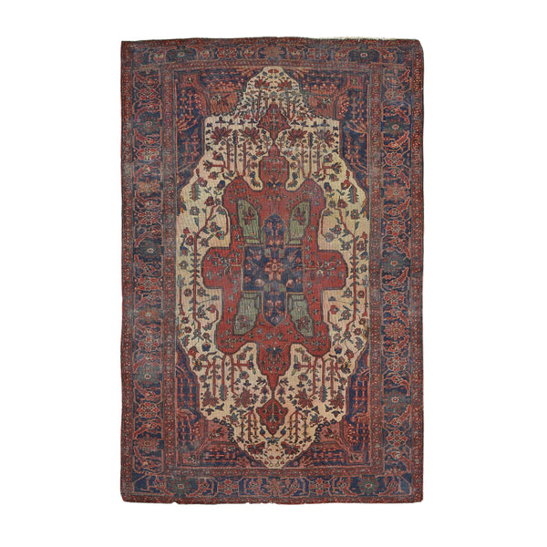 Persian Saroukh Farahan Rug > Design # 1175 > 4'-6" X 7'-0"