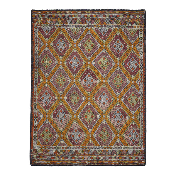 Turkish Kilim Rug-model-c > Design # 1214 > 5'-5" X 7'-5"