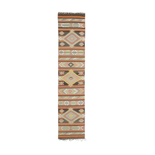 Turkish Kilim Runner > Design # 1231 > 2'-8" X 13'-1"