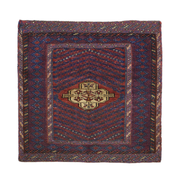 Afghani Baluchi Sofra > Design # 1254 > 3'-6" X 3'-6"