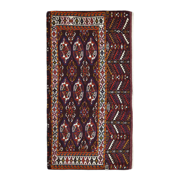 Afghani Turkeman Rug > Design # 1305 > 2'-4" X 4'-7"