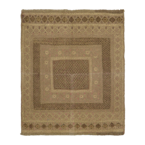 Afghani Soumak Rug > Design # 1341 > 4'-2" X 3'-7"