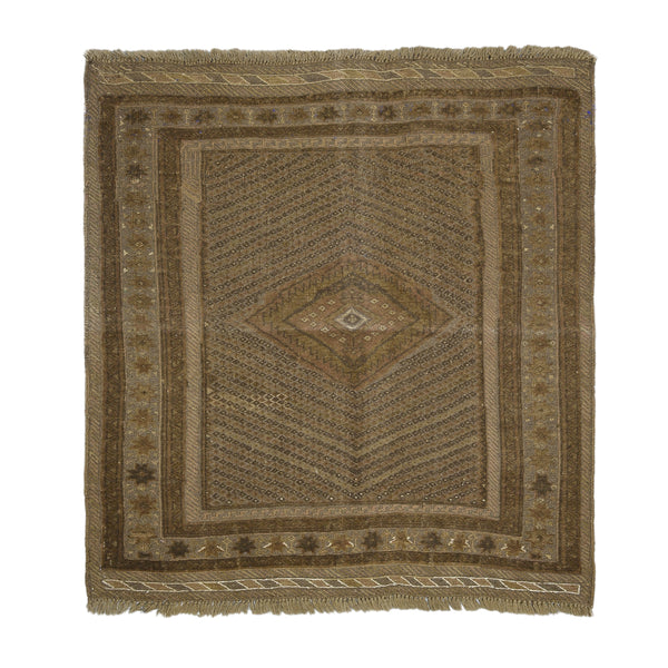 Afghani Soumak Rug > Design # 1344 > 3'-8" X 3'-11"