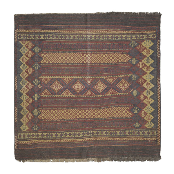 Afghani Kilim Rug > Design # 1358 > 3'-8" X 4'-5"