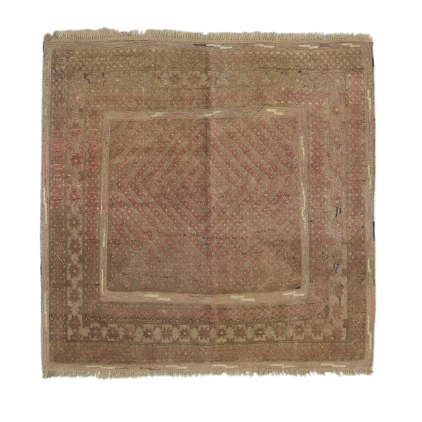 Afghani Soumak Rug > Design # 1372 > 4'-0" X 4'-1"