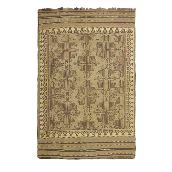 Afghani Soumak Rug > Design # 1388 > 5'-8" X 8'-7"