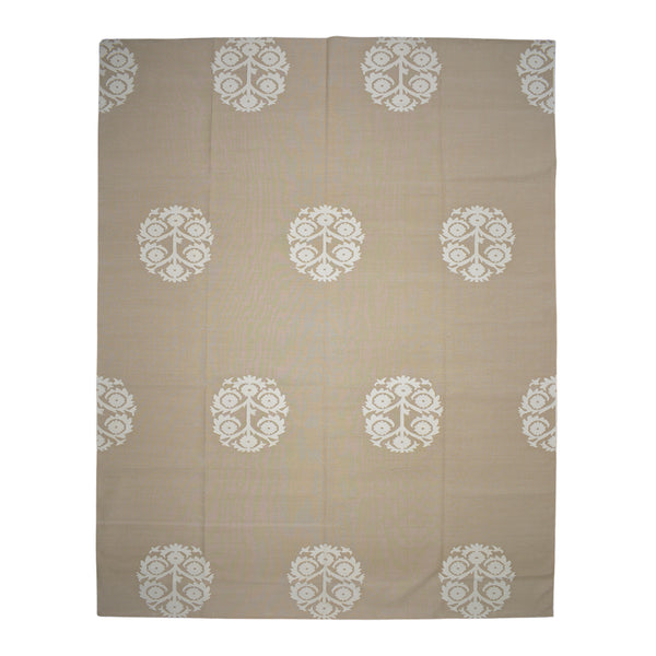 Anaar Cotton Dhurrie Camel White > Design # 1523 > 8'-2-" X 10'-2"