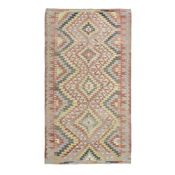 Old Turkish Kilim Rug - K > Design # 1609 > 5'-8" X 10'-10"