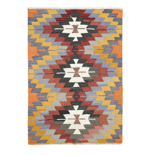 Old Turkish Kilim Rug - K > Design # 1630 > 2'-6" X 3'-7"