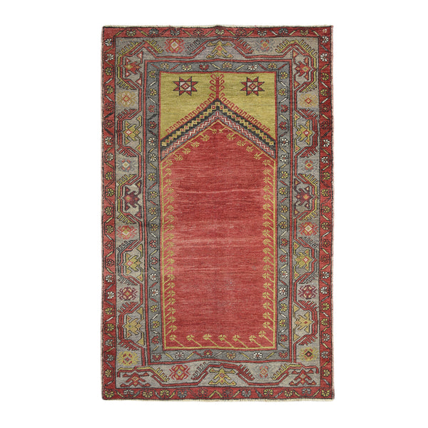 Antique Turkish Rug > Design # 1645 > 3'-10" X 6'-2"