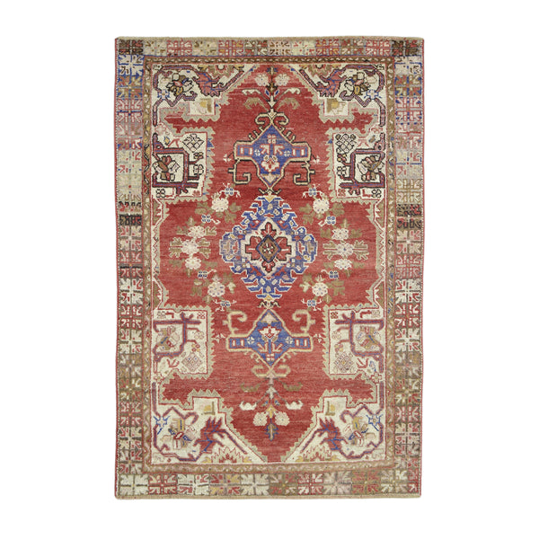 Antique Turkish Rug > Design # 1646 > 3'-6" X 5'-4"