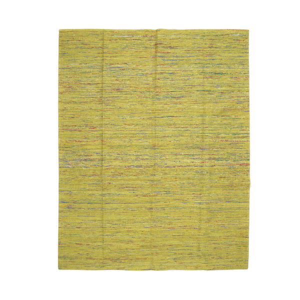 Indian Lemon Airbrush Saree Silk Rug - Lemon Airbrush