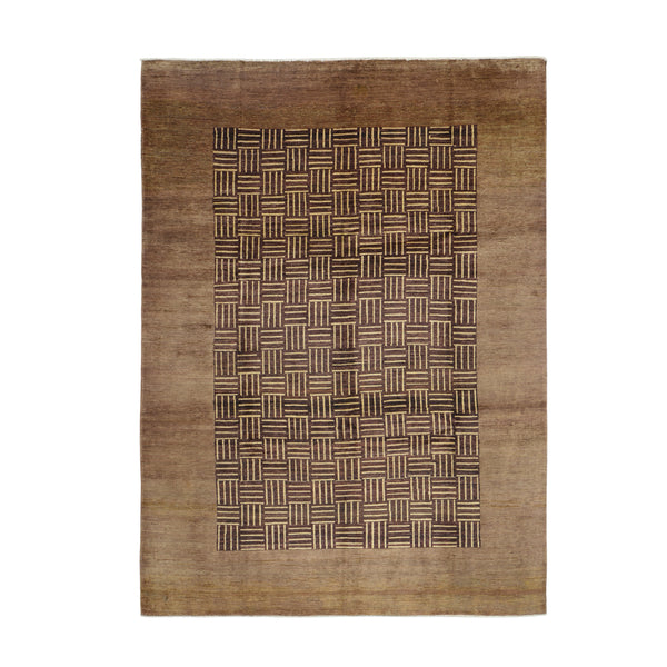 Handmade Modern Afghani Anette Wool Rug > Design # 2028 > 8' - 0" X 11' - 3"