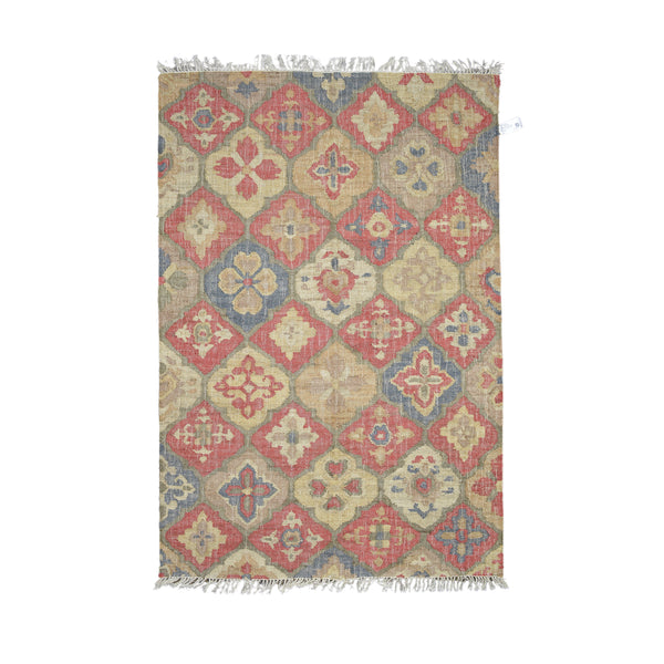 Handmade NannieJute Rug > Design # 2154 > 5' - 4" X 7' - 10"