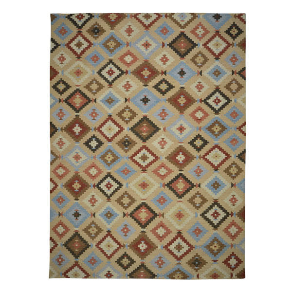 Handmade Taneka Kilim Rug > Design # 2166 > 10' - 3" X 13' - 9"