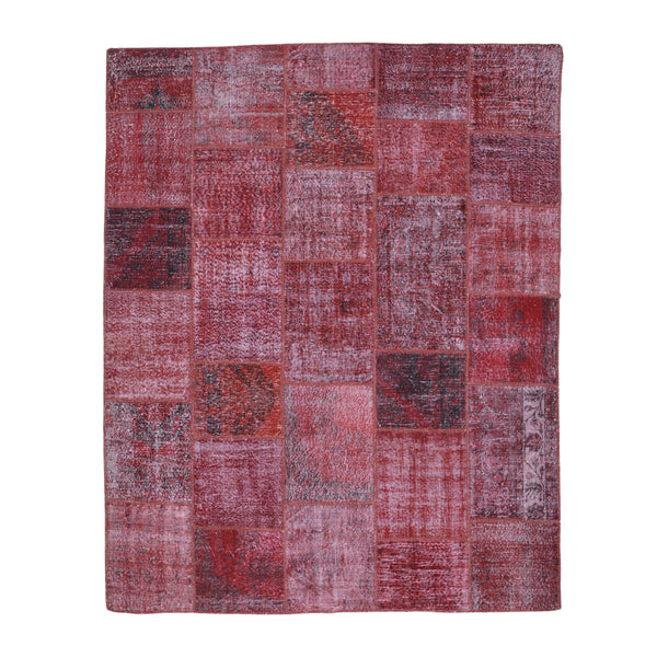 Turkish Patchwork Over Dyed Rug > Design # 414 > 8'-3" X 9'-11"