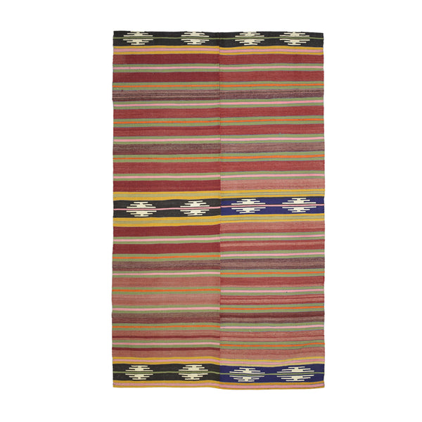 Handmade Turkish Kilim Rug > Design # 685 > 4'-0" X 6'-9"