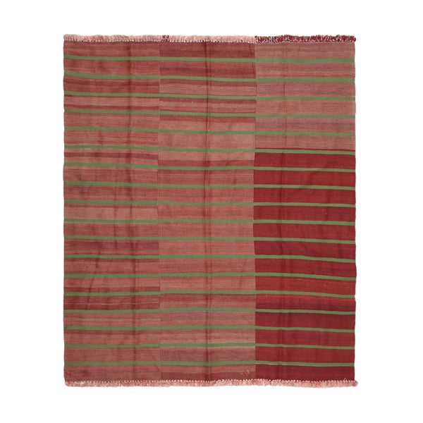 Handmade Turkish Kilim Rug > Design # 698 > 6'-6" X 7'-6"