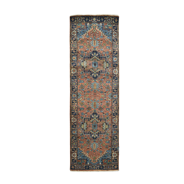 Handmade New Heriz Runner > Design# 701020 > Size: 2'-6" X 8'-0"