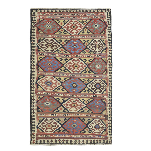 Turkish Kilim Rug-model-k > Design # 725 > 5'-6" X 9'-6"