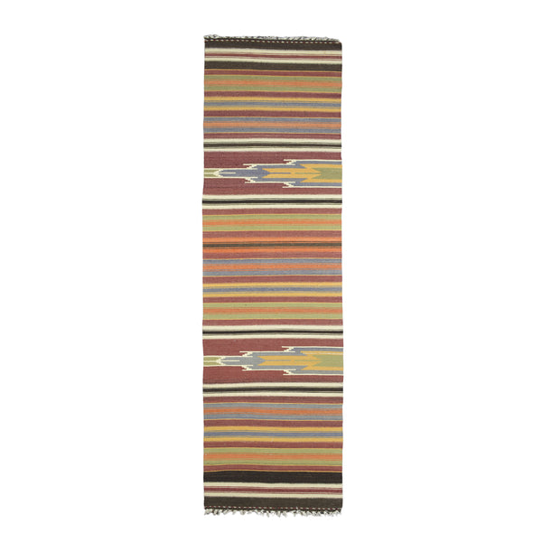 Turkish Old Kilim Runner-k > Design # 750 > 2'-4" X 8'-9"