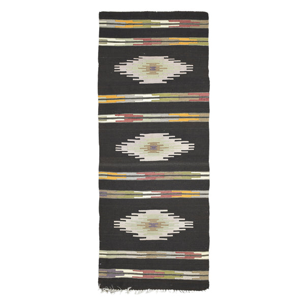 Turkish Old Kilim Runner-k > Design # 781 > 2'-7" X 7'-0"