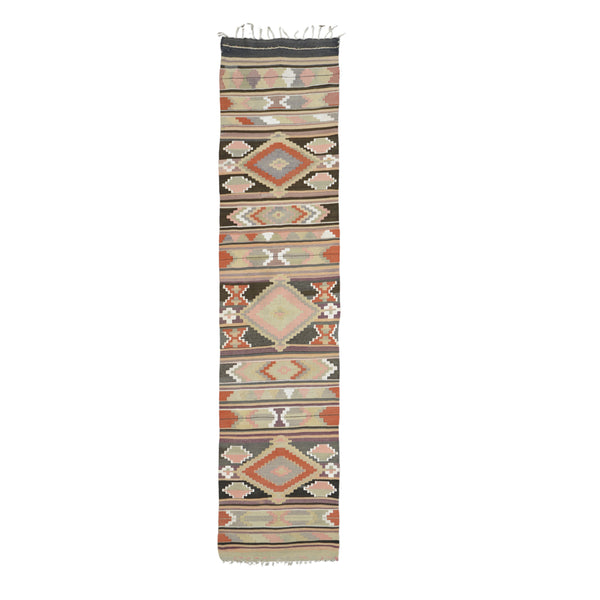 Turkish Old Kilim Runner-k > Design # 806 > 2'-9" X 12'-8"