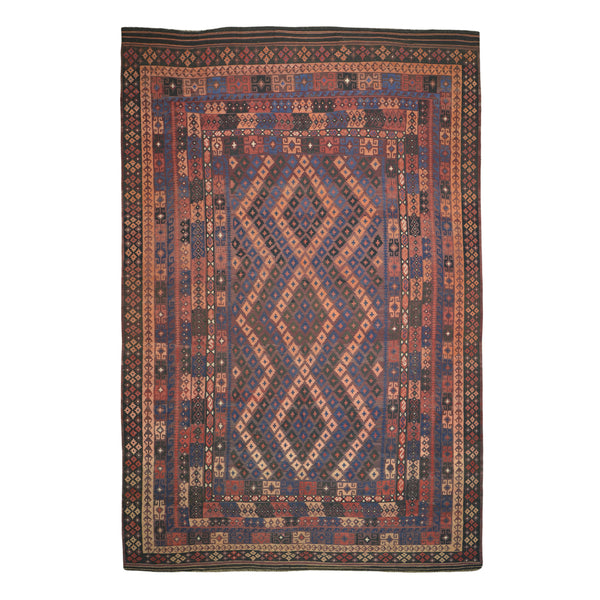 Afghani Vintage Kilim Rug > Design # 893 > 10'-0" X 15'-0"