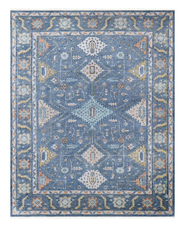 Hand Knotted Decorative Area Rug > Design# CC202305 > Size: 7'-9" x 10'-1"