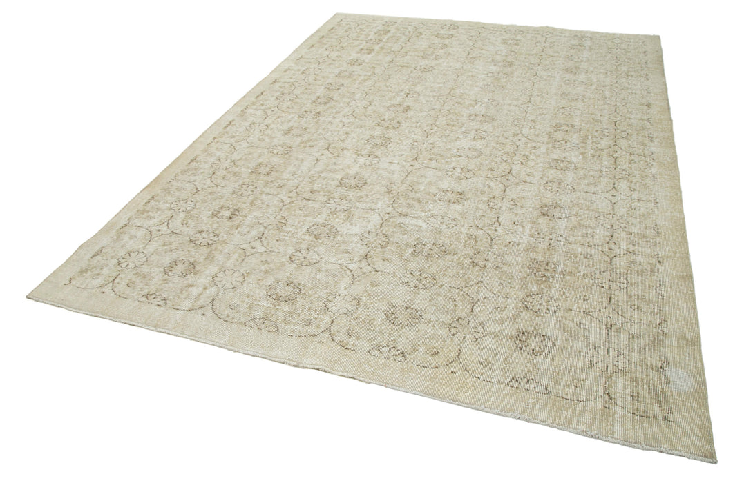 Handmade White Wash Area Rug > Design# OL-AC-25202 > Size: 7'-1" x 10'-3", Carpet Culture Rugs, Handmade Rugs, NYC Rugs, New Rugs, Shop Rugs, Rug Store, Outlet Rugs, SoHo Rugs, Rugs in USA