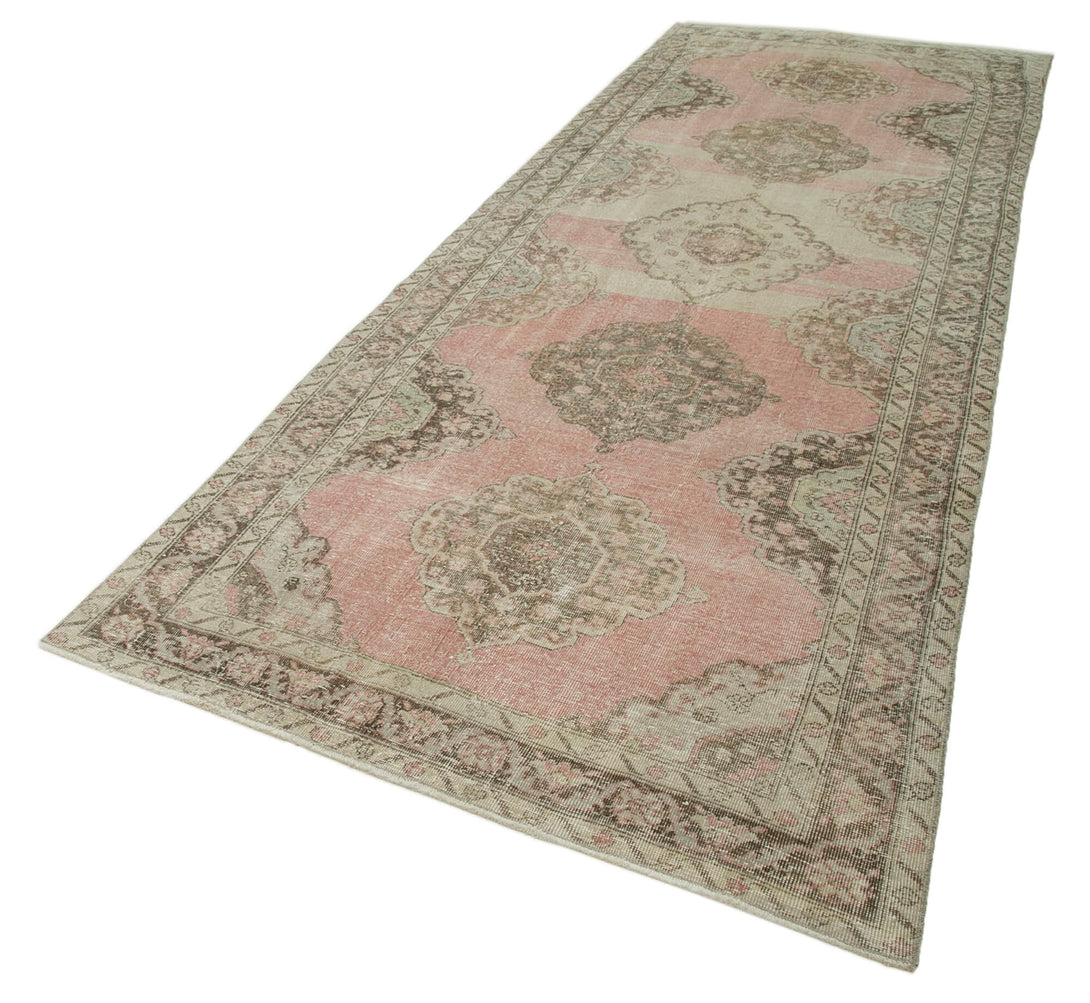 Handmade Vintage Runner > Design# OL-AC-28698 > Size: 4'-6" x 12'-7", Carpet Culture Rugs, Handmade Rugs, NYC Rugs, New Rugs, Shop Rugs, Rug Store, Outlet Rugs, SoHo Rugs, Rugs in USA