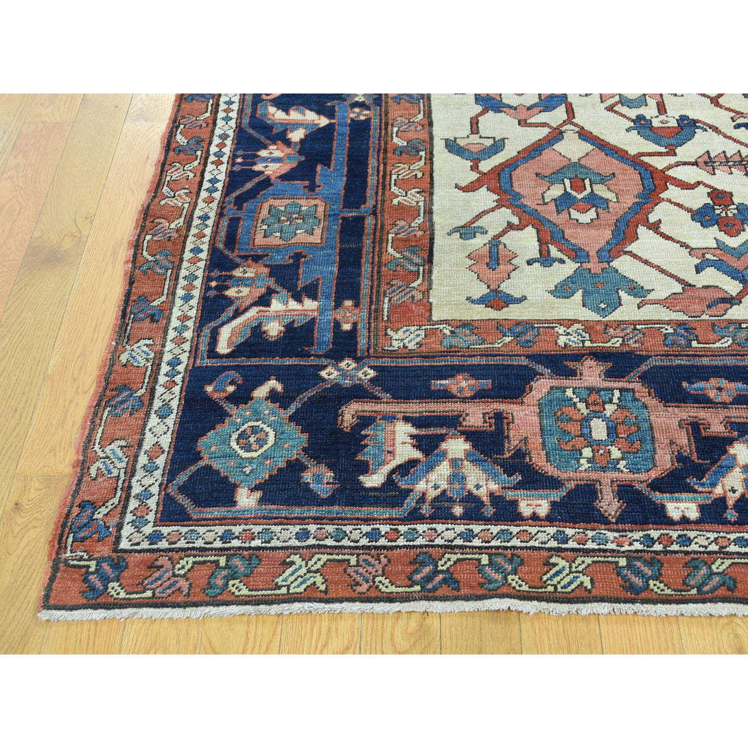 Handmade Antique Rectangle Rug > Design# SH35433 > Size: 9'-10" x 13'-5" [ONLINE ONLY]