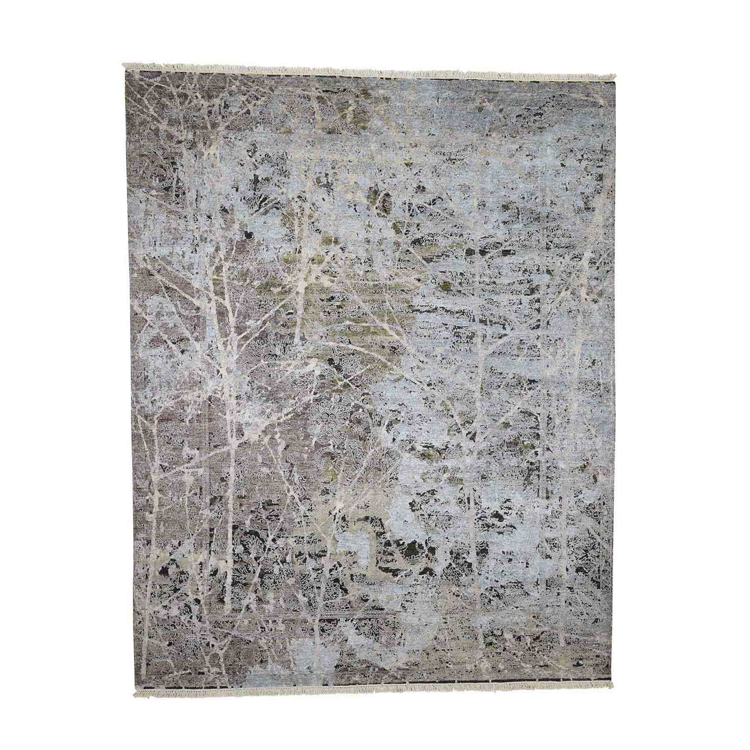 Handmade Modern and Contemporary Rectangle Rug > Design# SH40857 > Size: 8'-0" x 10'-1" [ONLINE ONLY]