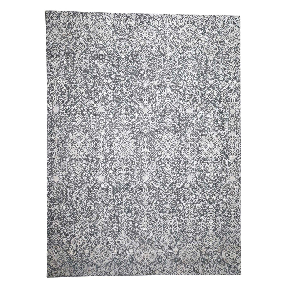 Handmade Modern and Contemporary Rectangle Rug > Design# SH42819 > Size: 9'-0" x 12'-2" [ONLINE ONLY]