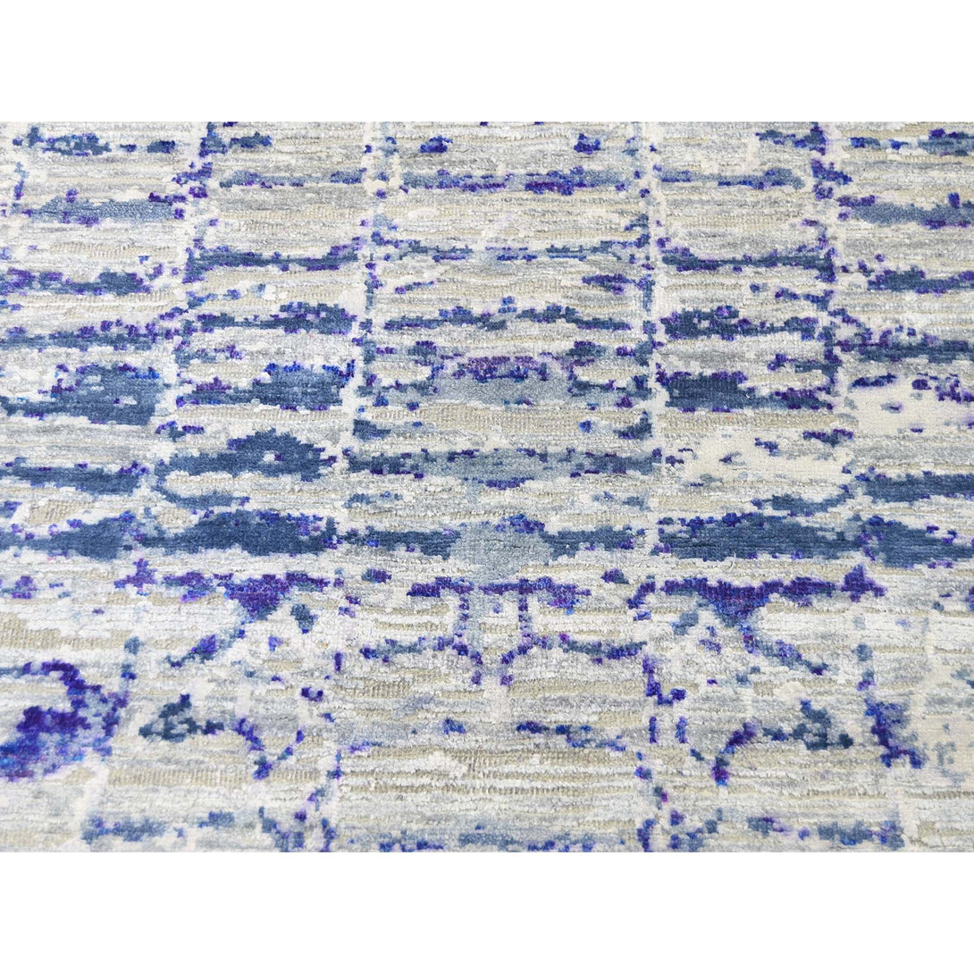 Handmade Modern and Contemporary Rectangle Rug > Design# SH43215 > Size: 10'-2" x 13'-10" [ONLINE ONLY]