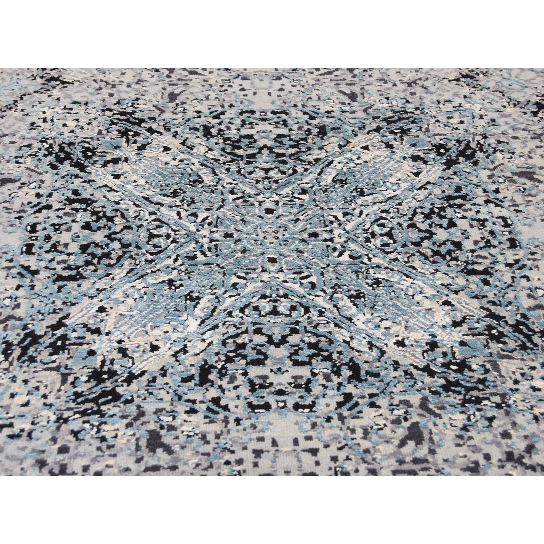 Handmade Modern and Contemporary Rectangle Rug > Design# SH46063 > Size: 9'-1" x 12'-2" [ONLINE ONLY]