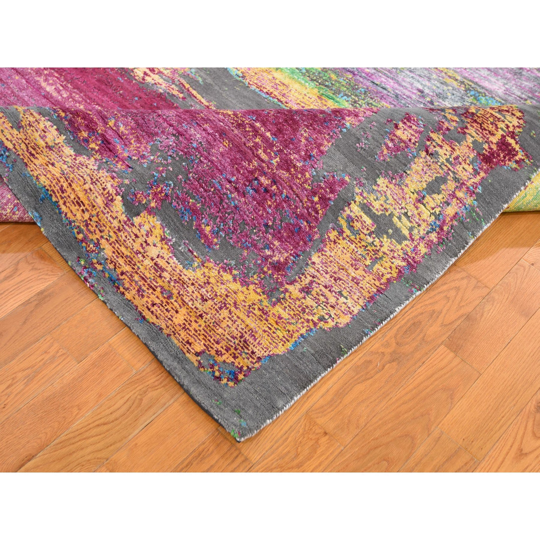 Hand Knotted Modern and Contemporary Area Rug > Design# CCSR48522 > Size: 8'-0" x 9'-10"