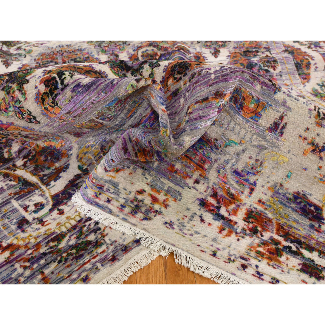 Hand Knotted Modern and Contemporary Area Rug > Design# CCSR48537 > Size: 9'-0" x 12'-0"