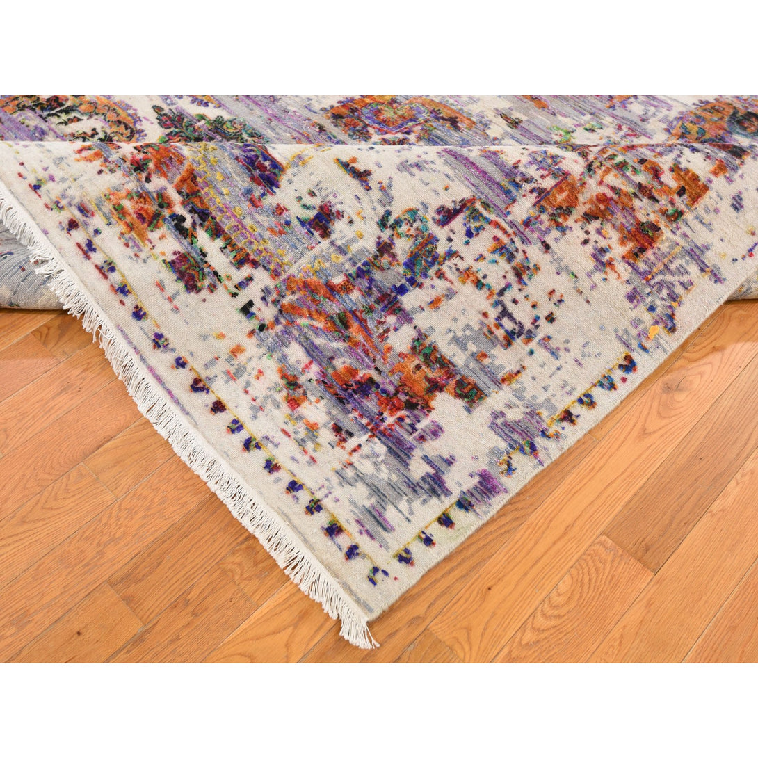 Hand Knotted Modern and Contemporary Area Rug > Design# CCSR48537 > Size: 9'-0" x 12'-0"