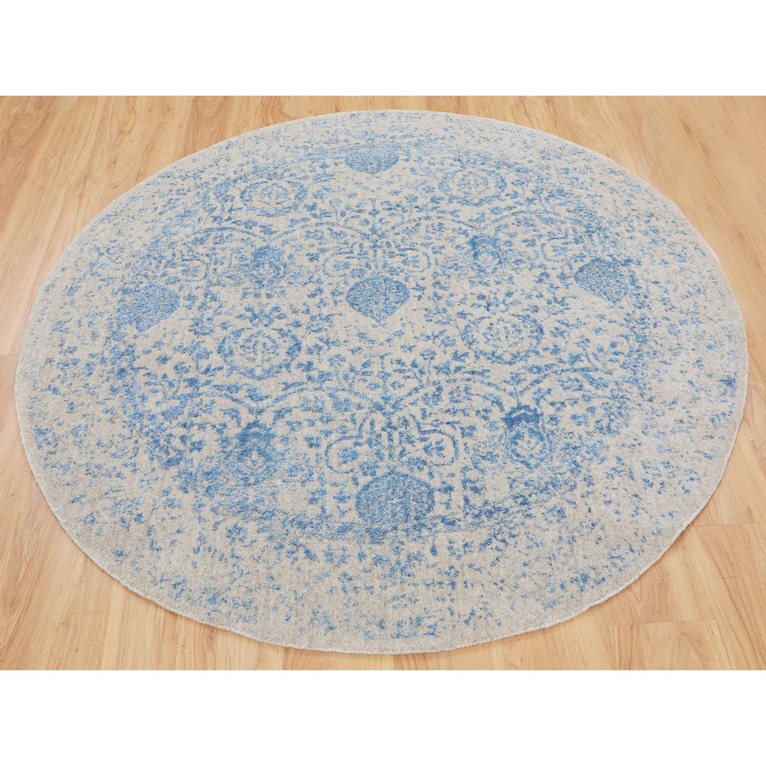 Handmade Modern and Contemporary Area Rug > Design# CCSR58129 > Size: 5'-9" x 5'-9"