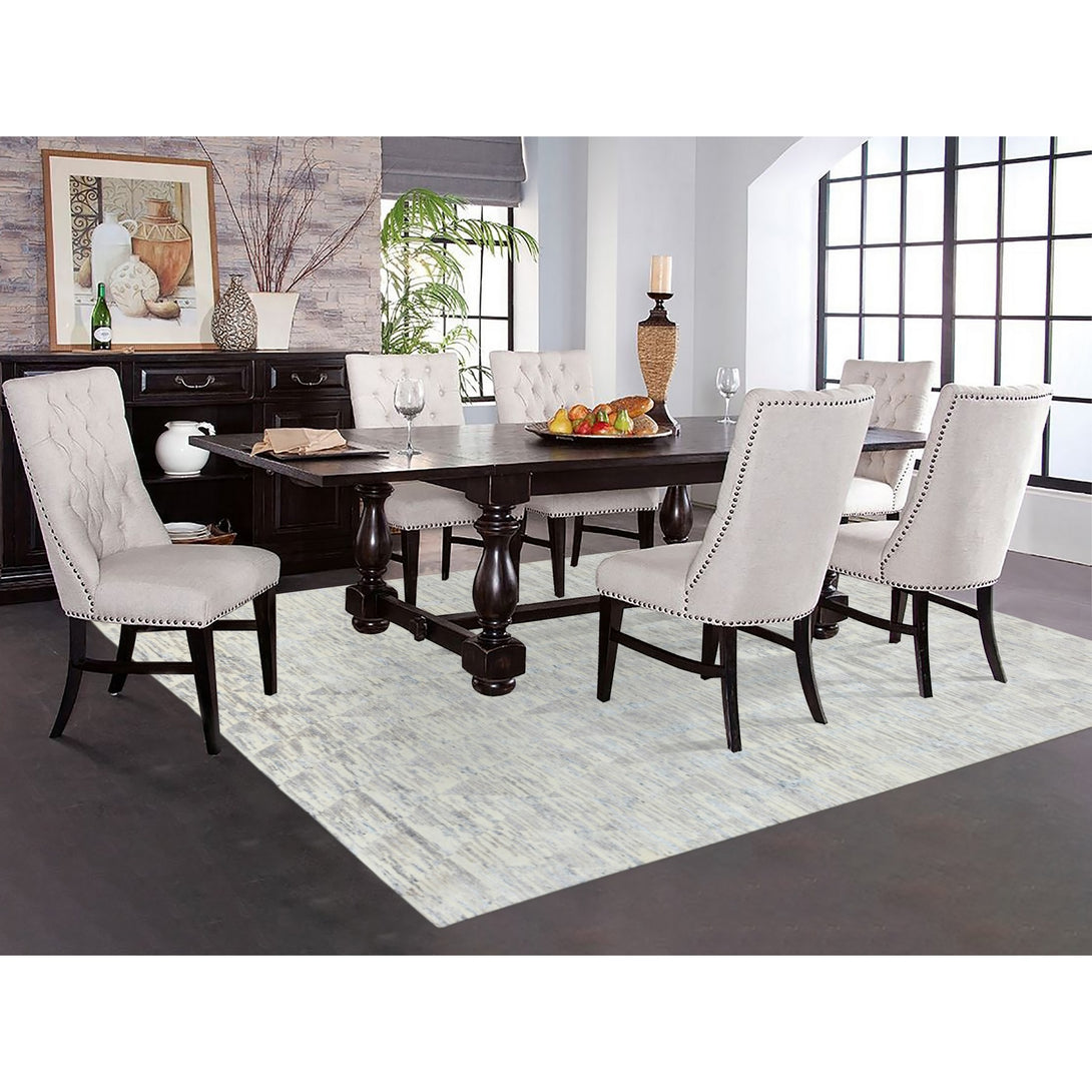 Hand Knotted Modern and Contemporary Area Rug > Design# CCSR58607 > Size: 7'-10" x 10'-0"