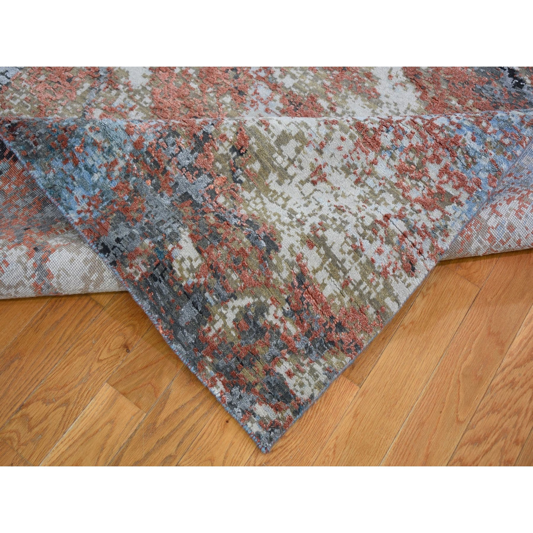 Hand Knotted Modern and Contemporary Area Rug > Design# CCSR59008 > Size: 9'-1" x 12'-1"