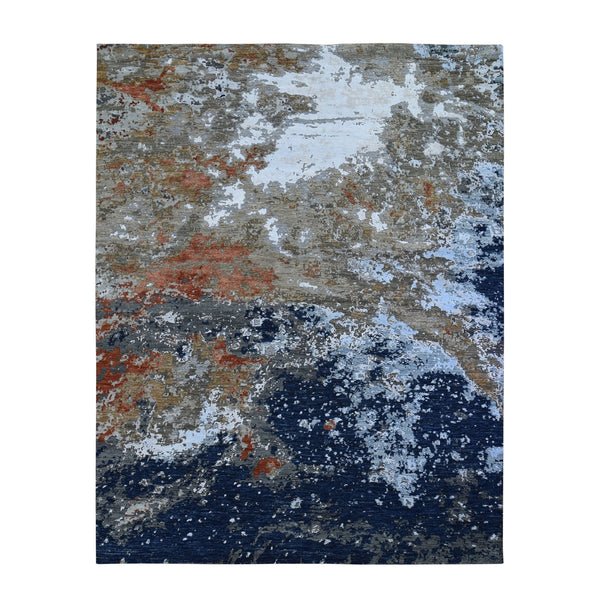 Hand Knotted Modern and Contemporary Area Rug > Design# CCSR59064 > Size: 8'-1" x 10'-2"