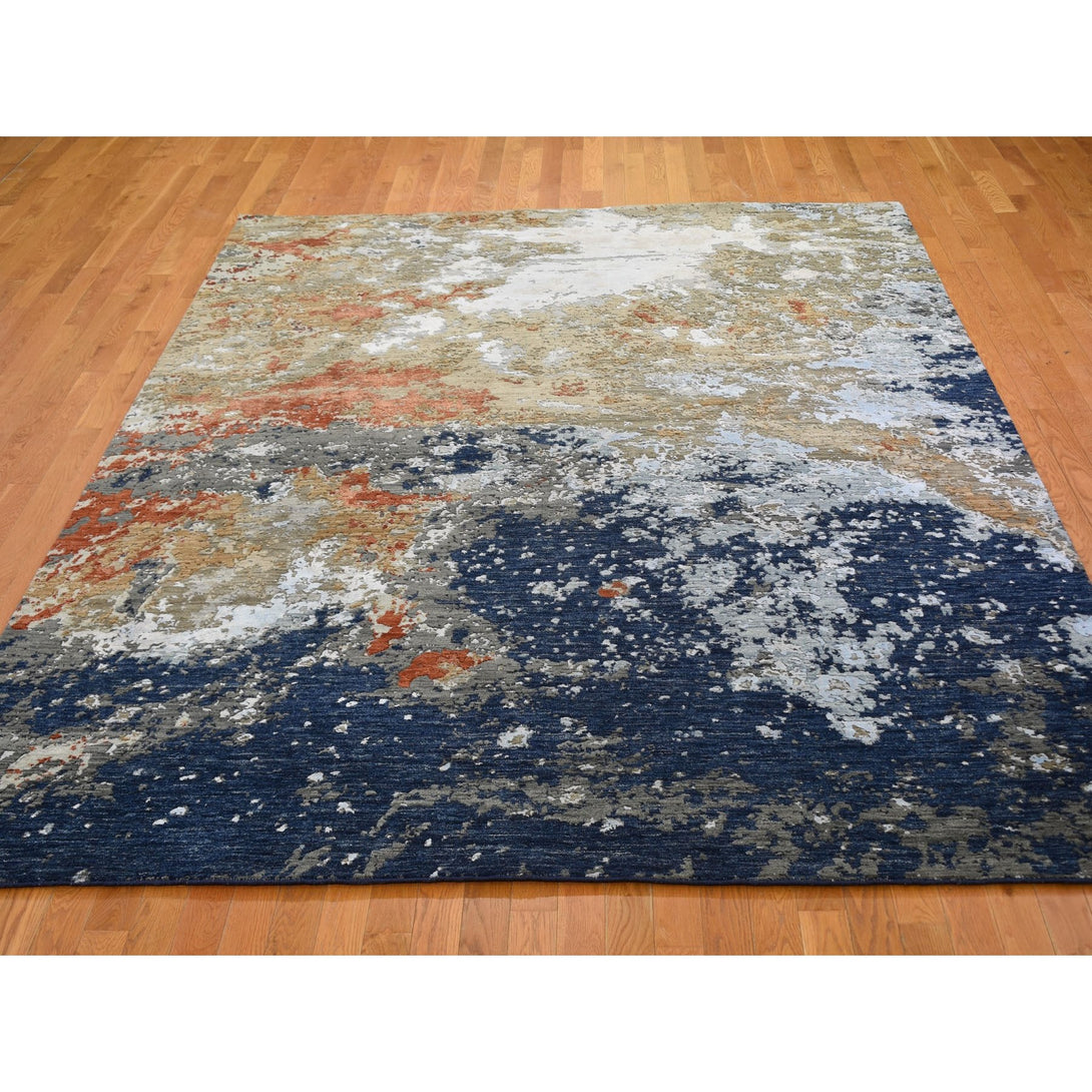 Hand Knotted Modern and Contemporary Area Rug > Design# CCSR59064 > Size: 8'-1" x 10'-2"