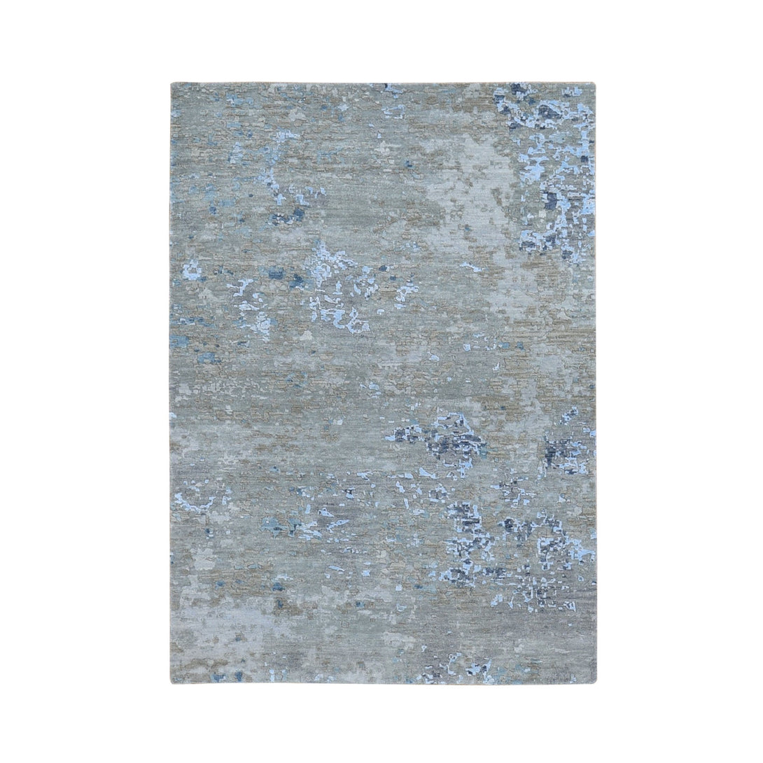 Hand Knotted Modern and Contemporary Area Rug > Design# CCSR59087 > Size: 4'-0" x 6'-0"